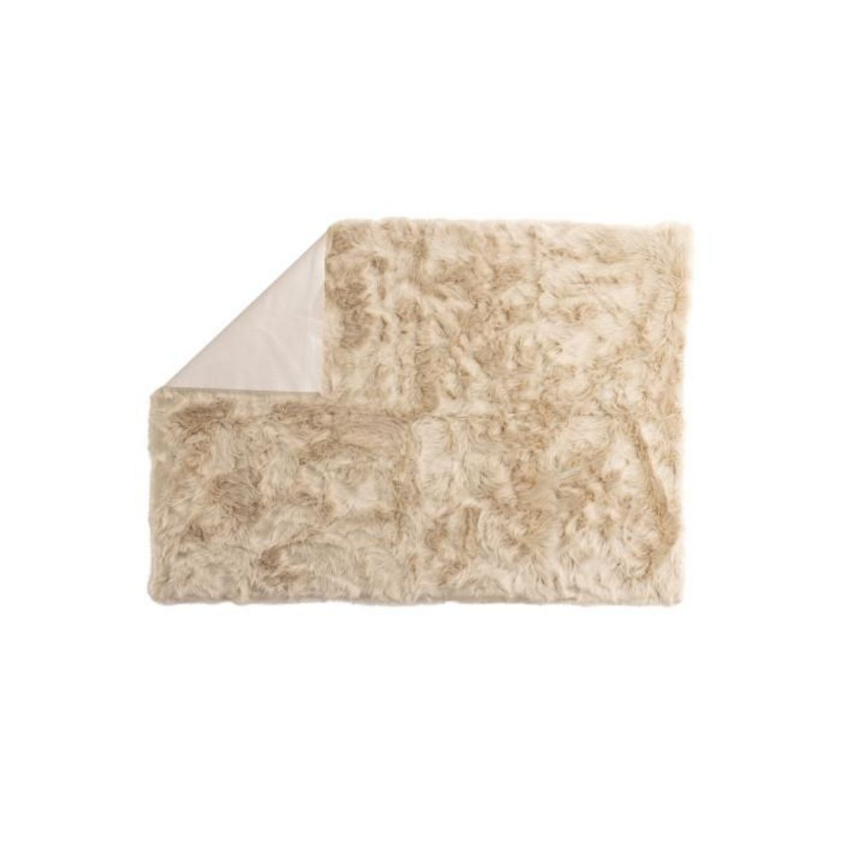 Paris Prix Tapis Imitation Fourrure  Katy  160x230cm Beige