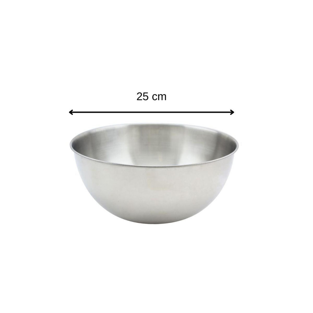Fackelmann Bol à mixer en inox de 25 cm de diamètre Fackelmann Basic