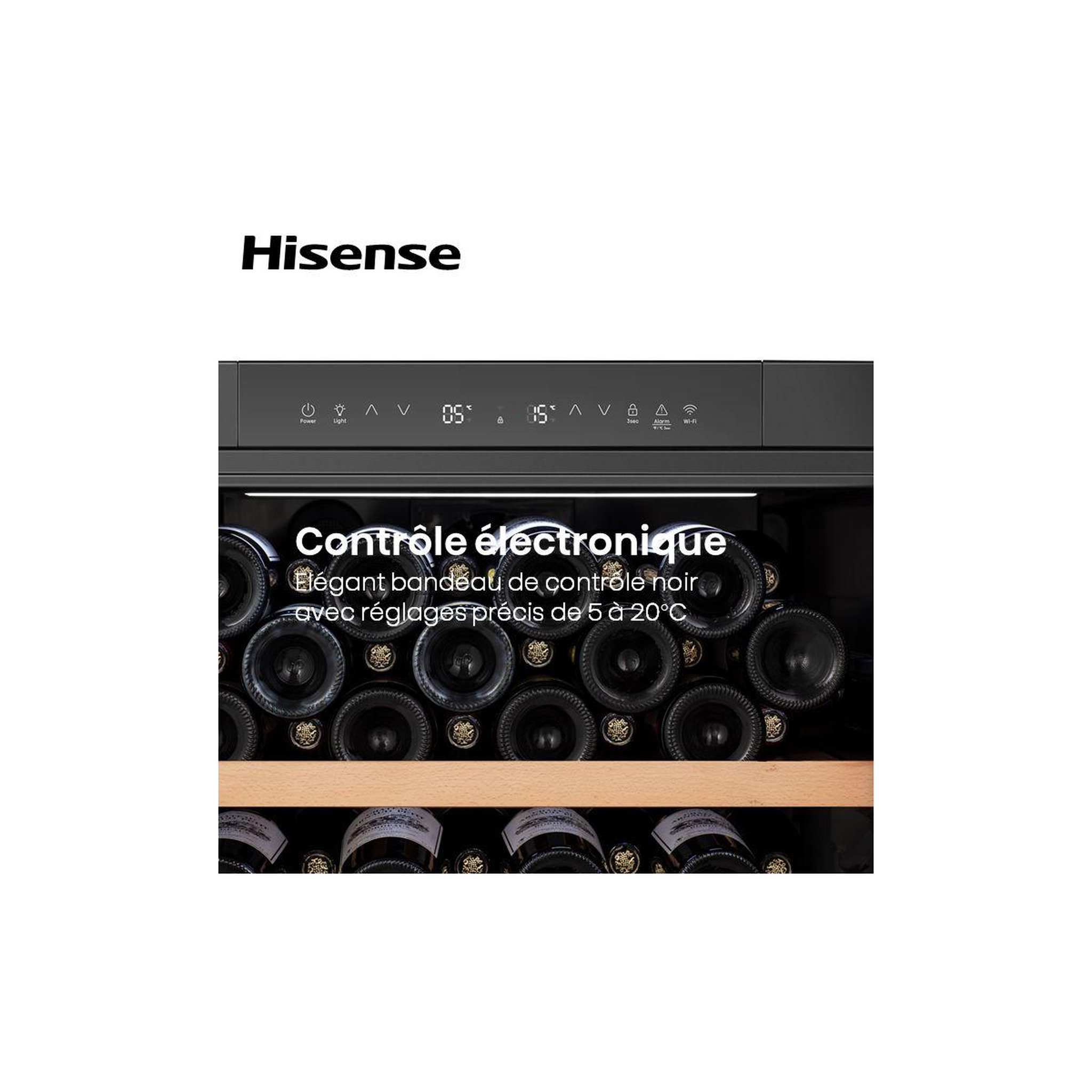 Voir la diapositive 4 : Hisense Cave à vin vieillissement RW3N230GELF