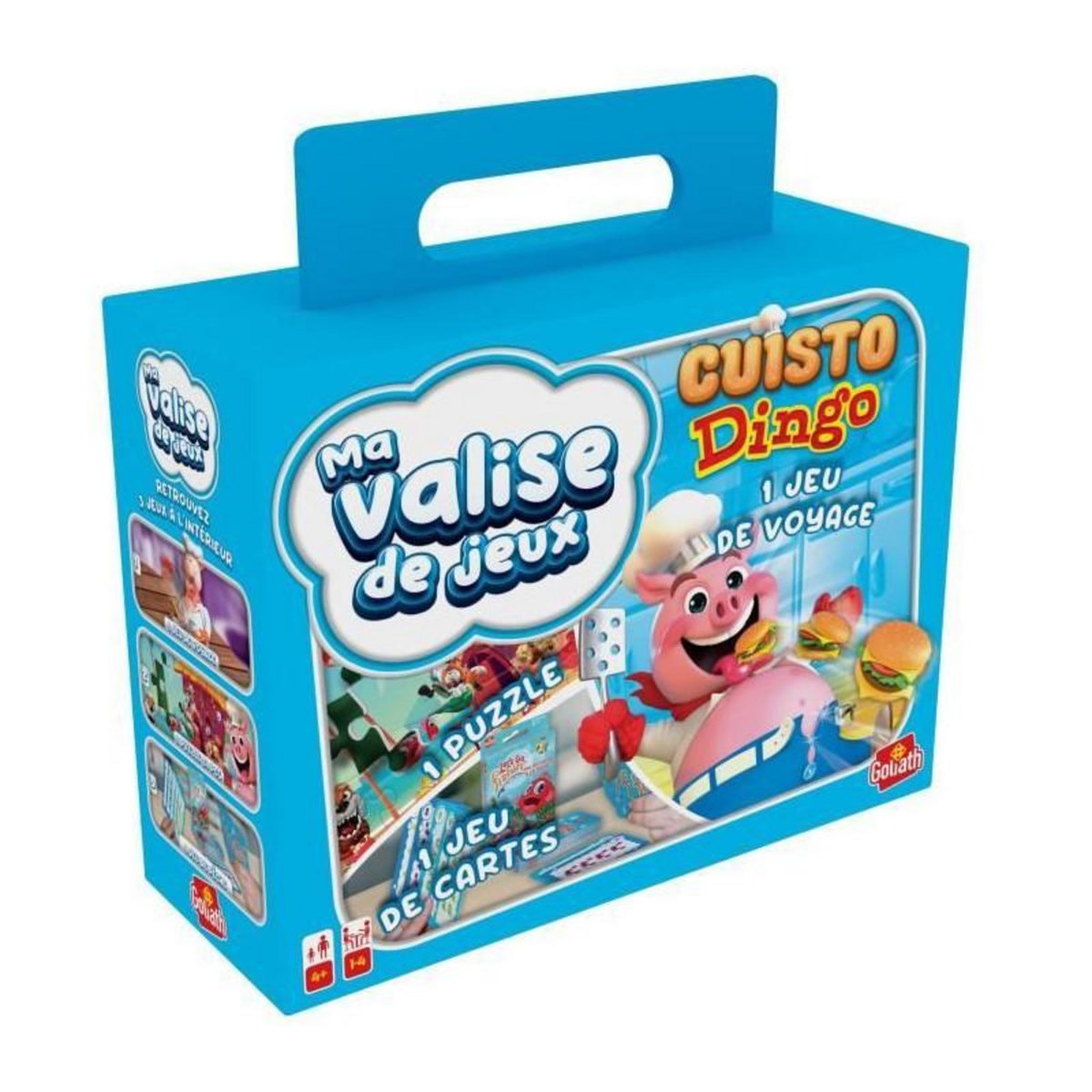 GOLIATH Valisette Multi Jeux 1-Cuisto Dingo Voyage GOLIATH