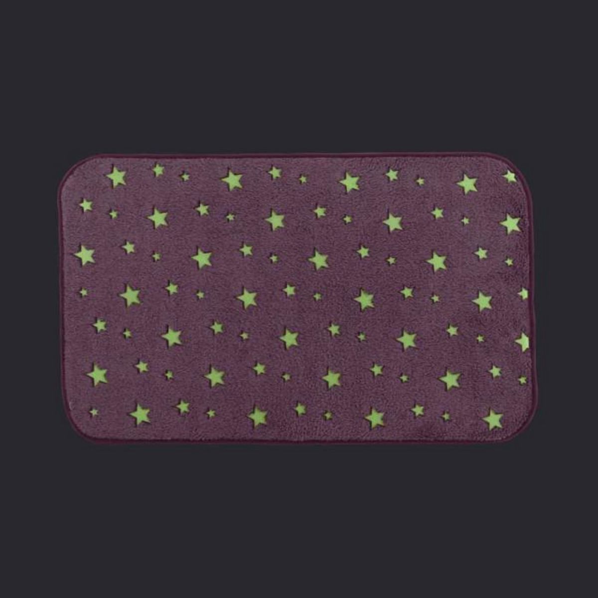 Paris Prix Tapis Enfant Déco  Fluo Night  50x80cm Fuchsia