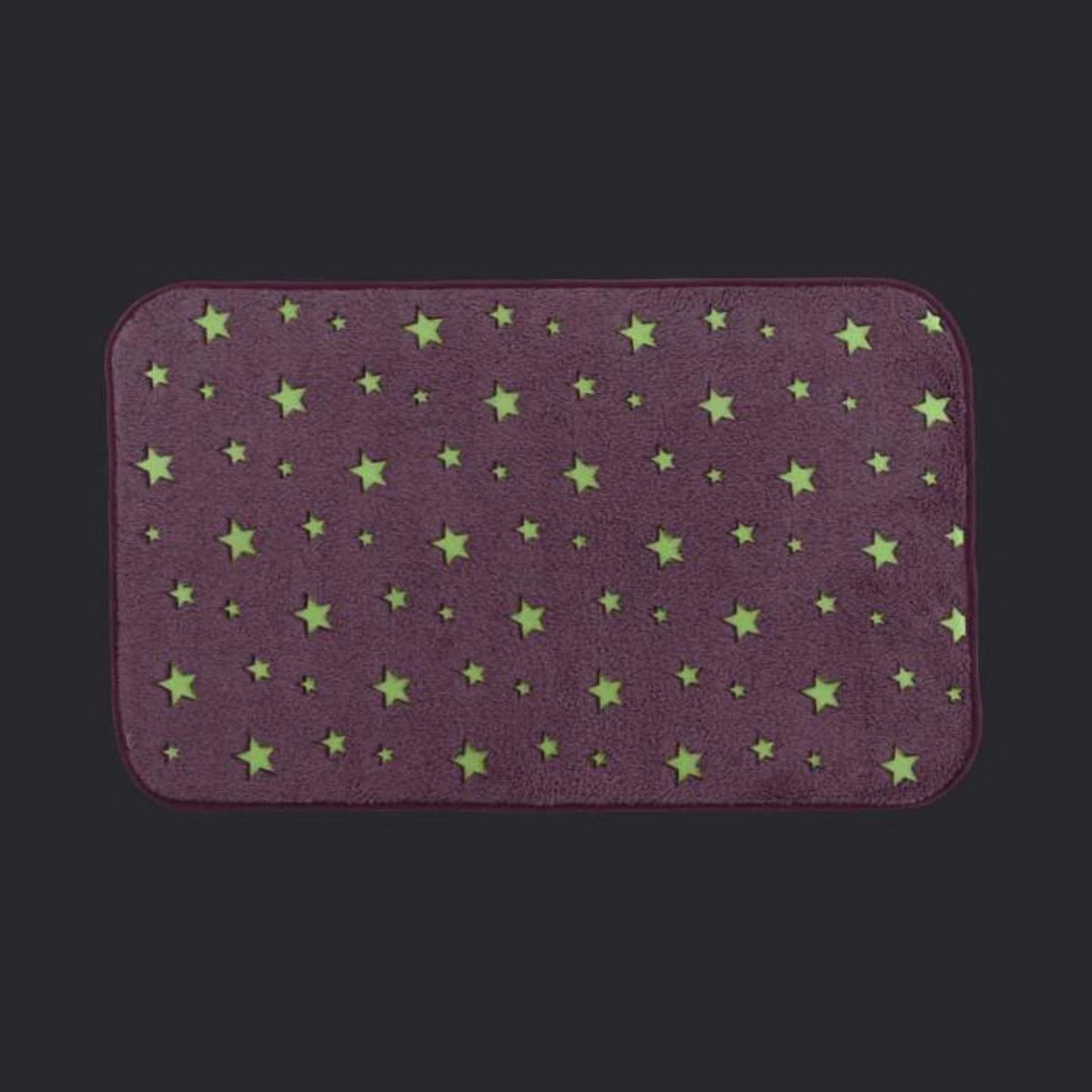 Paris Prix Tapis Enfant Déco  Fluo Night  50x80cm Fuchsia