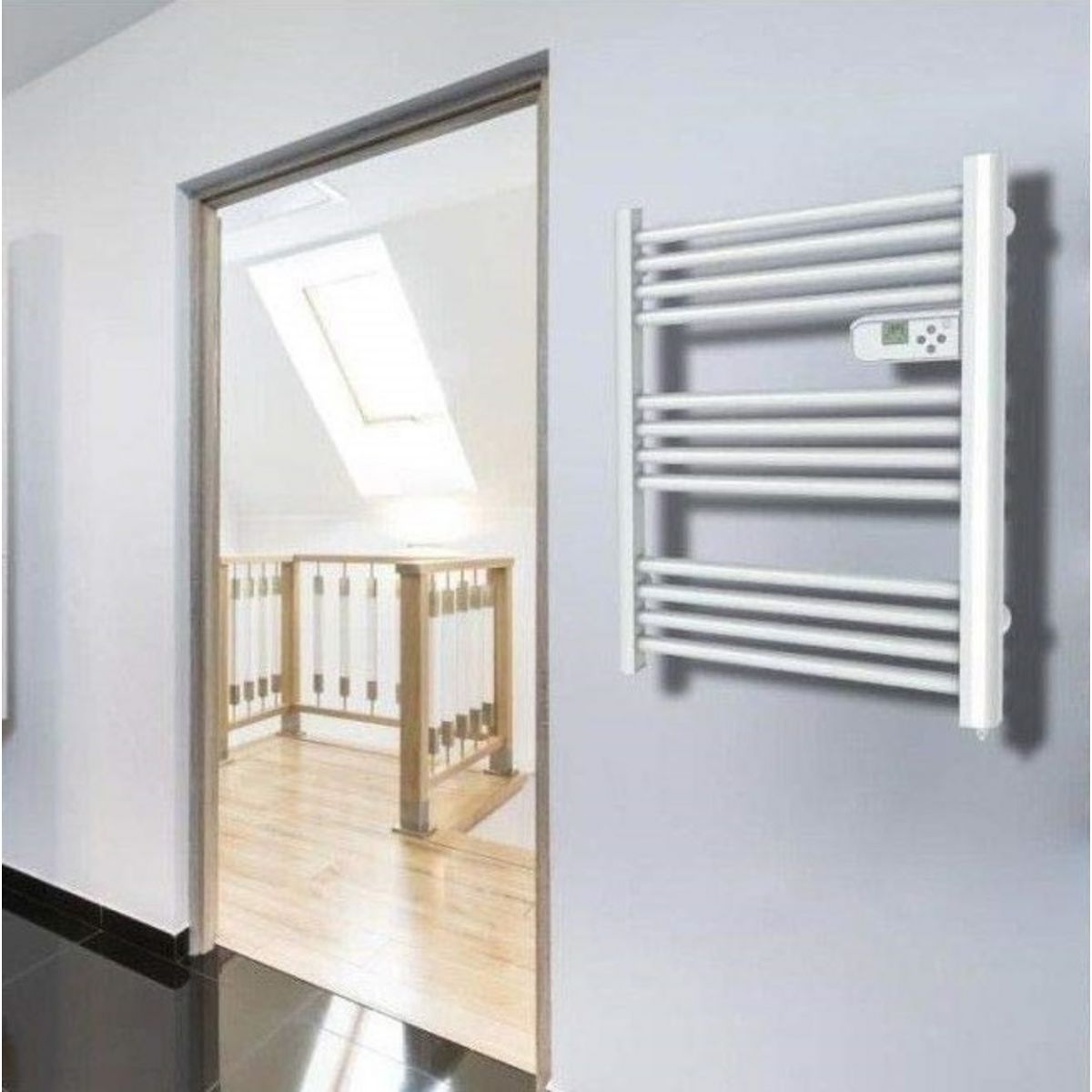 CARRERA Mini sèche-serviettes électrique LCD 500W - sans fluide