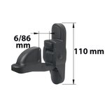 CENTRALE BRICO Arrêt automatique composite plastifié, H.110 x L.32 x P.155 mm