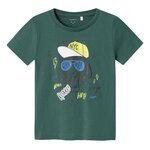 NAME IT T shirt  Foncé Garçon Name it Berte 13226080 MG°. Coloris disponibles : Vert
