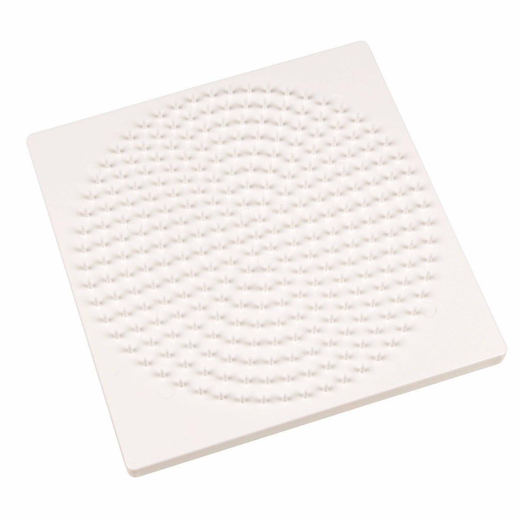 EDUCO Planche de perles - plastique - grille ronde — 20 x 20 cm