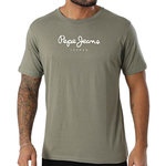 Pepe Jeans T-shirt Kaki Homme Pepe jeans Eggo AQW. Coloris disponibles : Vert