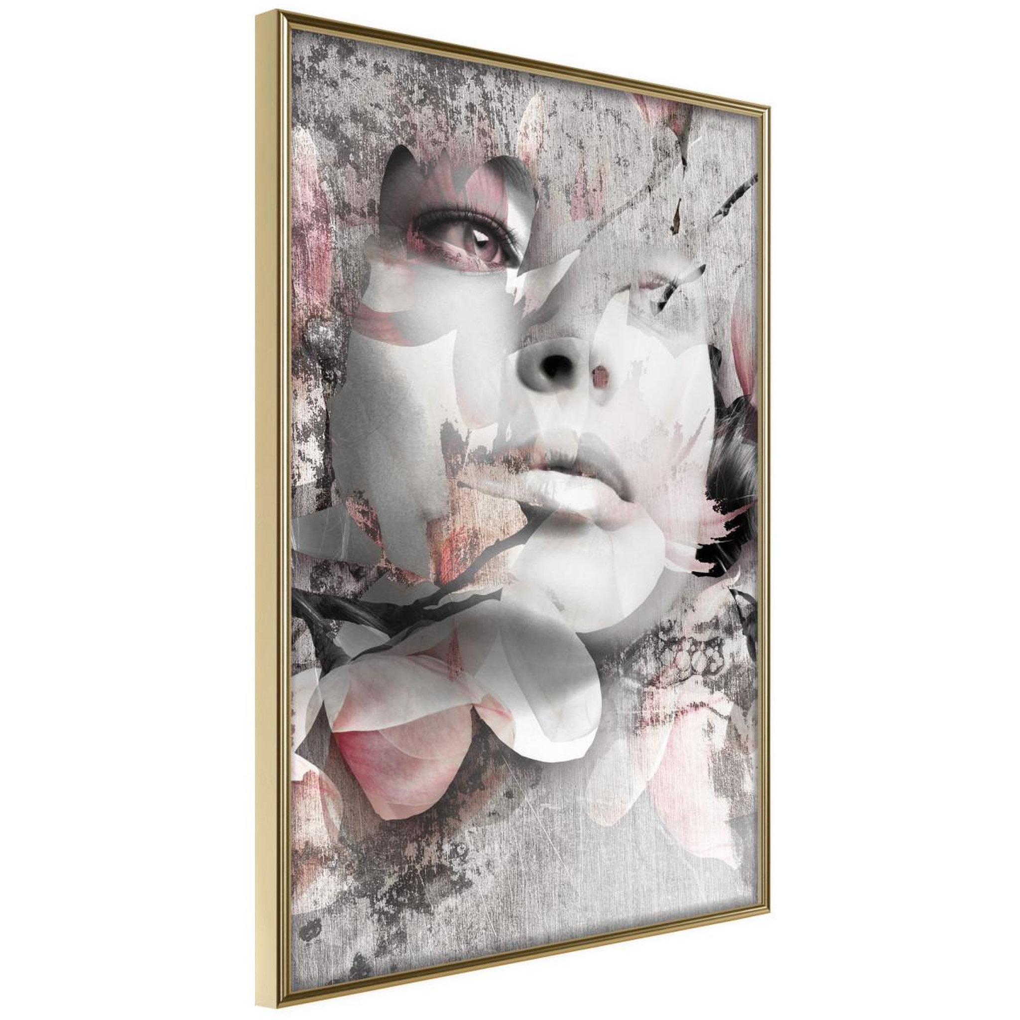 Paris Prix Affiche Murale Encadrée  Lady in the Flowers
