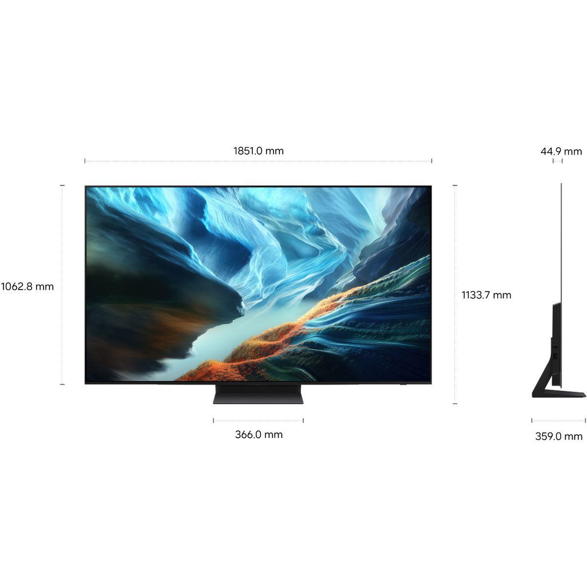 Voir la diapositive 2 : Samsung Tv oled tq83s92h (2026) 83  (209 cm) 4k - expérience gaming, smart tv avec ia, anti-reflet