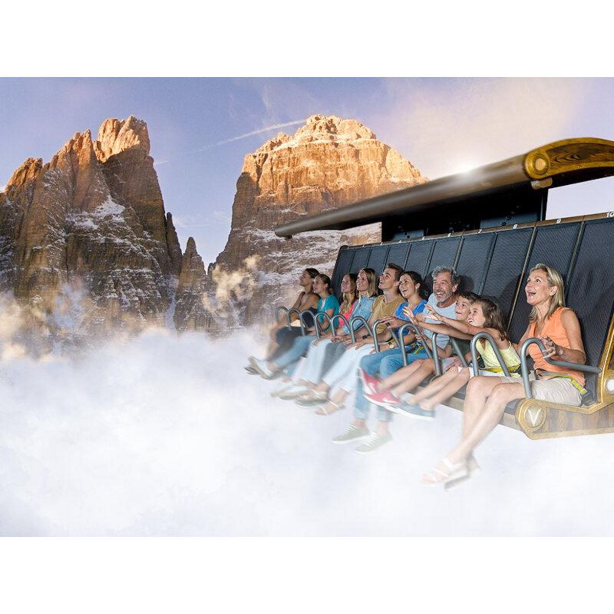 Smartbox Europa-Park 2025 en famille : 2 entrées adultes et 1 entrée enfant pour une journée en basse saison - Coffret Cadeau Sport & Aventure