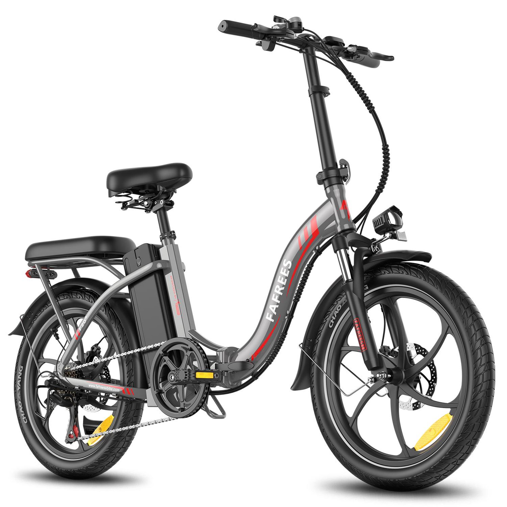 Voir la diapositive 4 : FAFREES Vélo électrique pliable urbain fafrees f20+