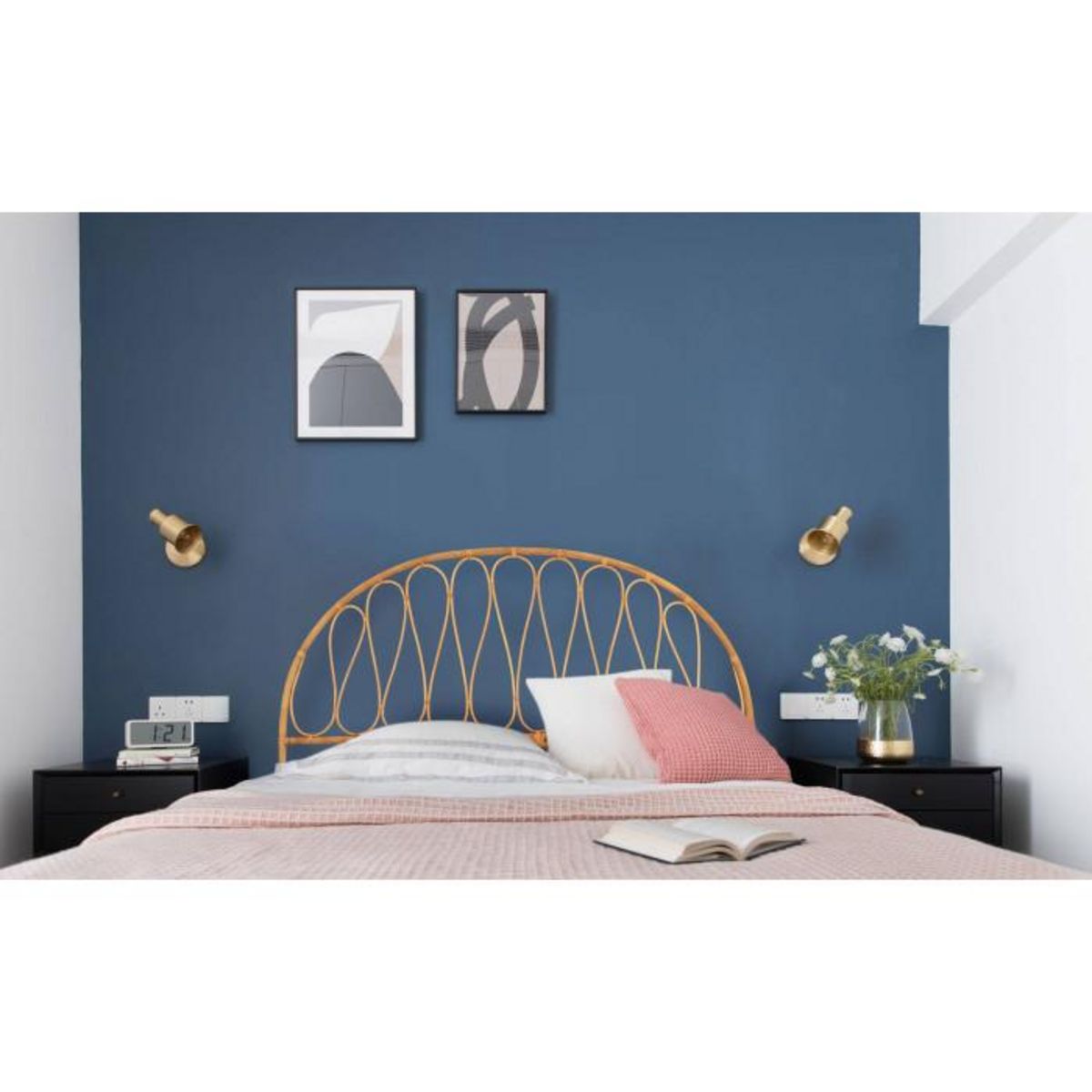 Paris Prix Tête de Lit en Rotin  Siria  140cm Naturel