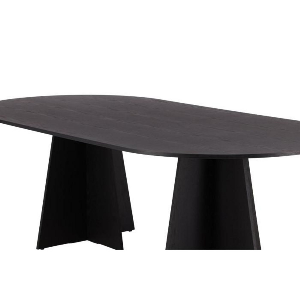 Paris Prix Table à Manger Design  Bootcut  230cm Noir