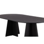 Voir la diapositive 6 : Paris Prix Table à Manger Design  Bootcut  230cm Noir