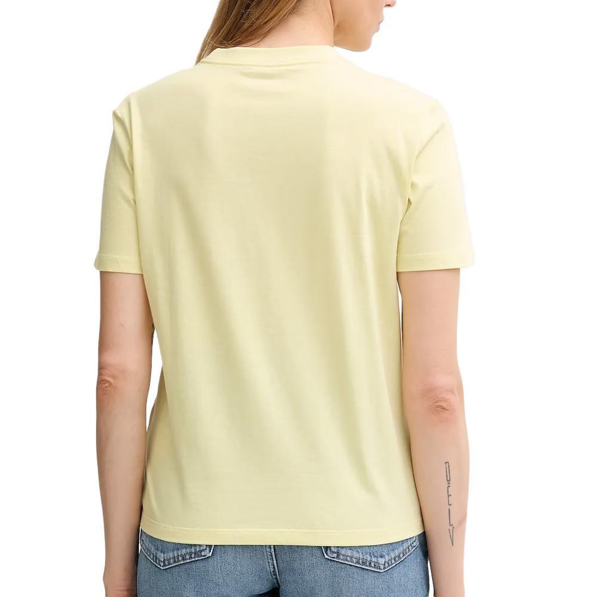 Voir la diapositive 2 : CALVIN KLEIN JEANS T-shirt Jaune Femme Calvin Klein Jeans Ss Classic