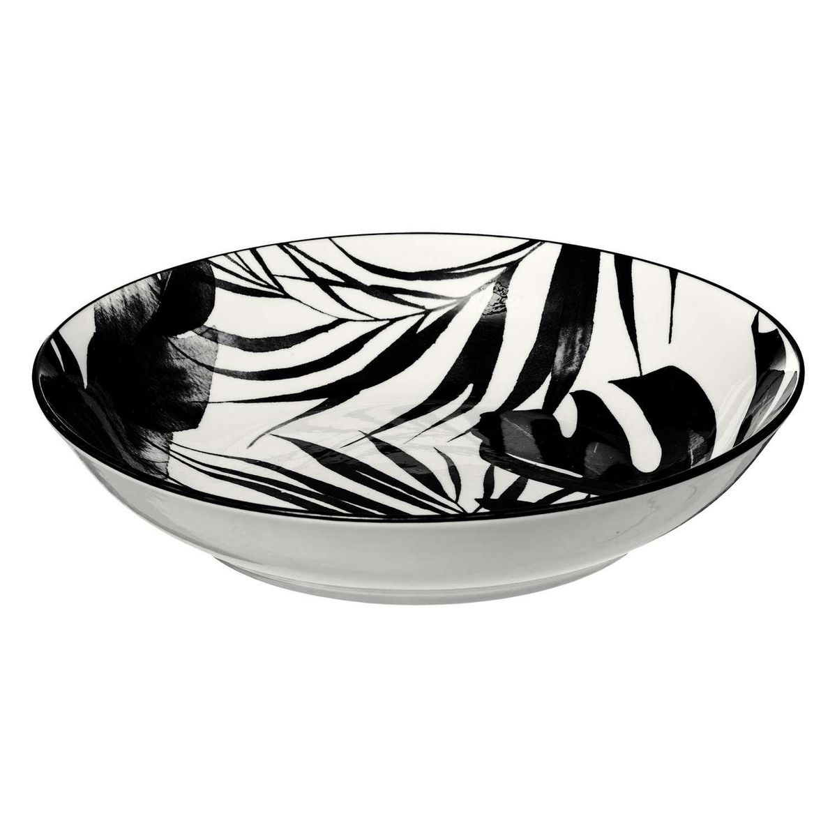 SECRET DE GOURMET Service vaisselle 18 pièces PALMIER - Noir