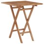 Voir la diapositive 3 : VIDAXL Table pliable de jardin 60x60x75 cm Bois de teck solide