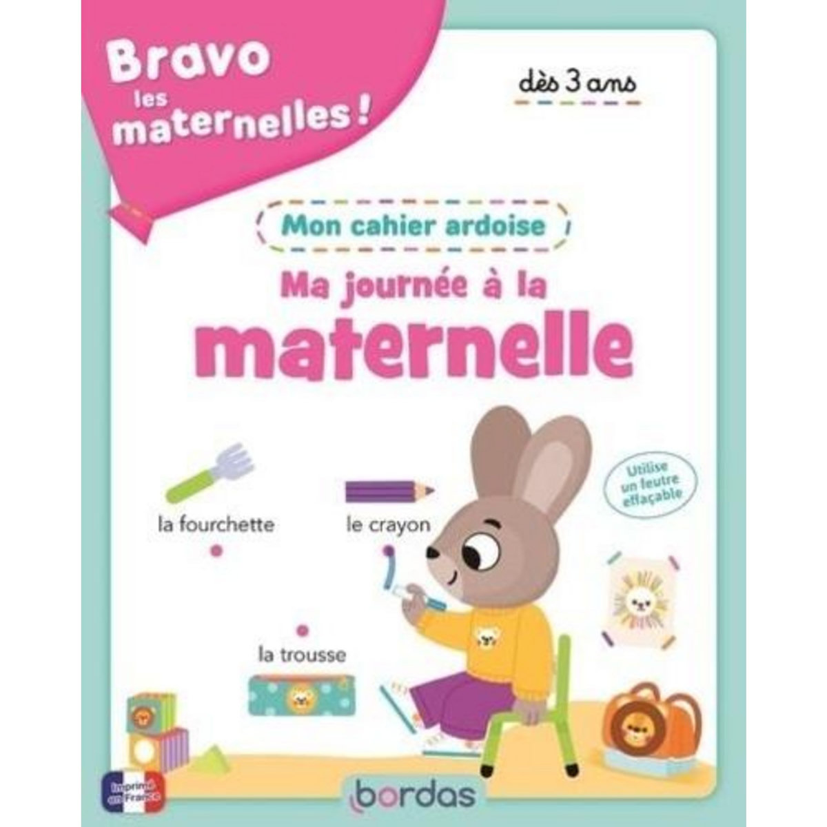 MA JOURNEE A LA MATERNELLE. MON CAHIER ARDOISE, Vautier Vanessa