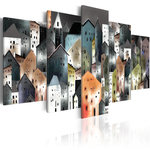 Paris Prix Tableau Imprimé  6th District. Coloris disponibles : Multicolore