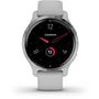 Voir la diapositive 2 : GARMIN Montre sport Venu 2S Silver avec bracelet gris clair