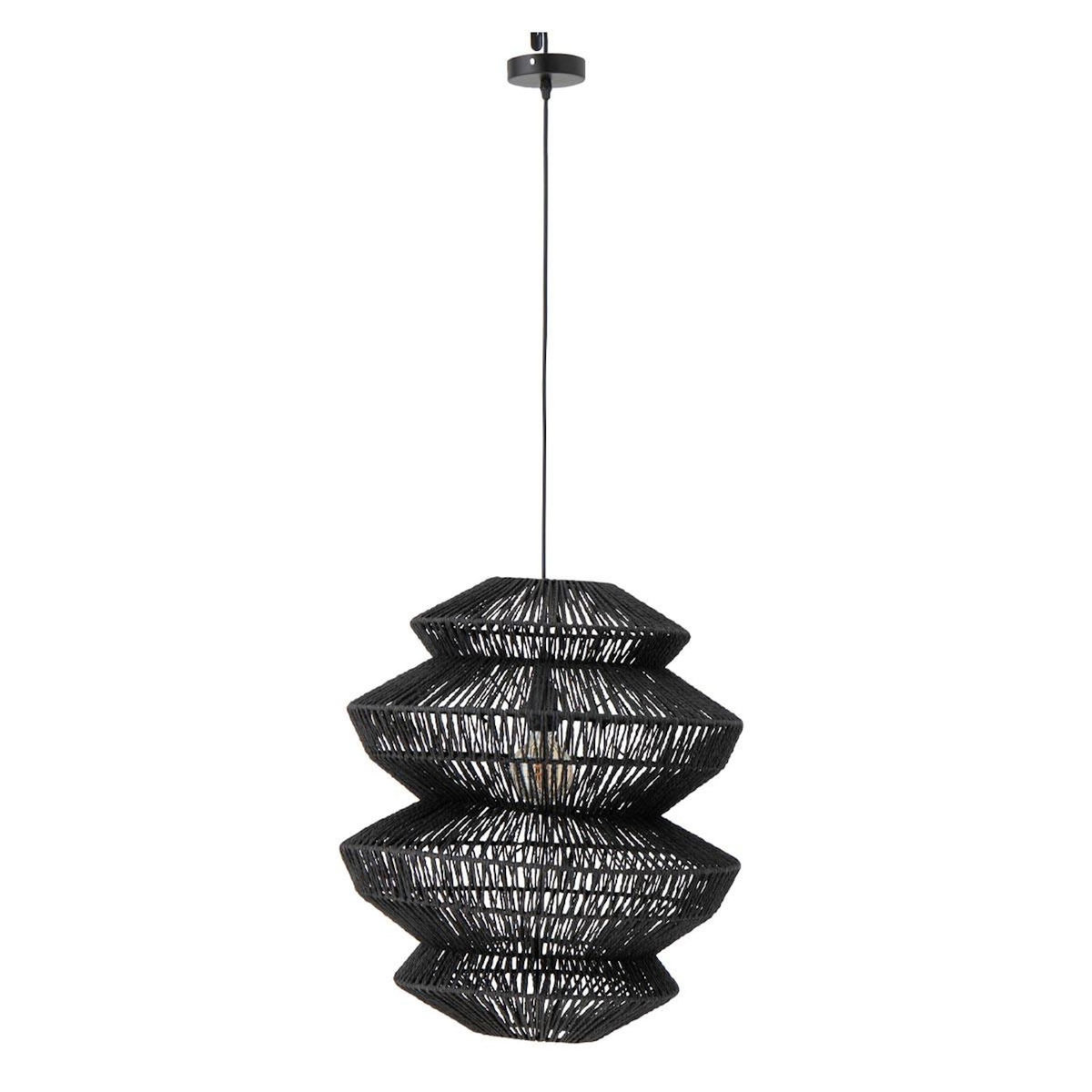 Paris Prix Suspension Design  Corde  57cm Noir