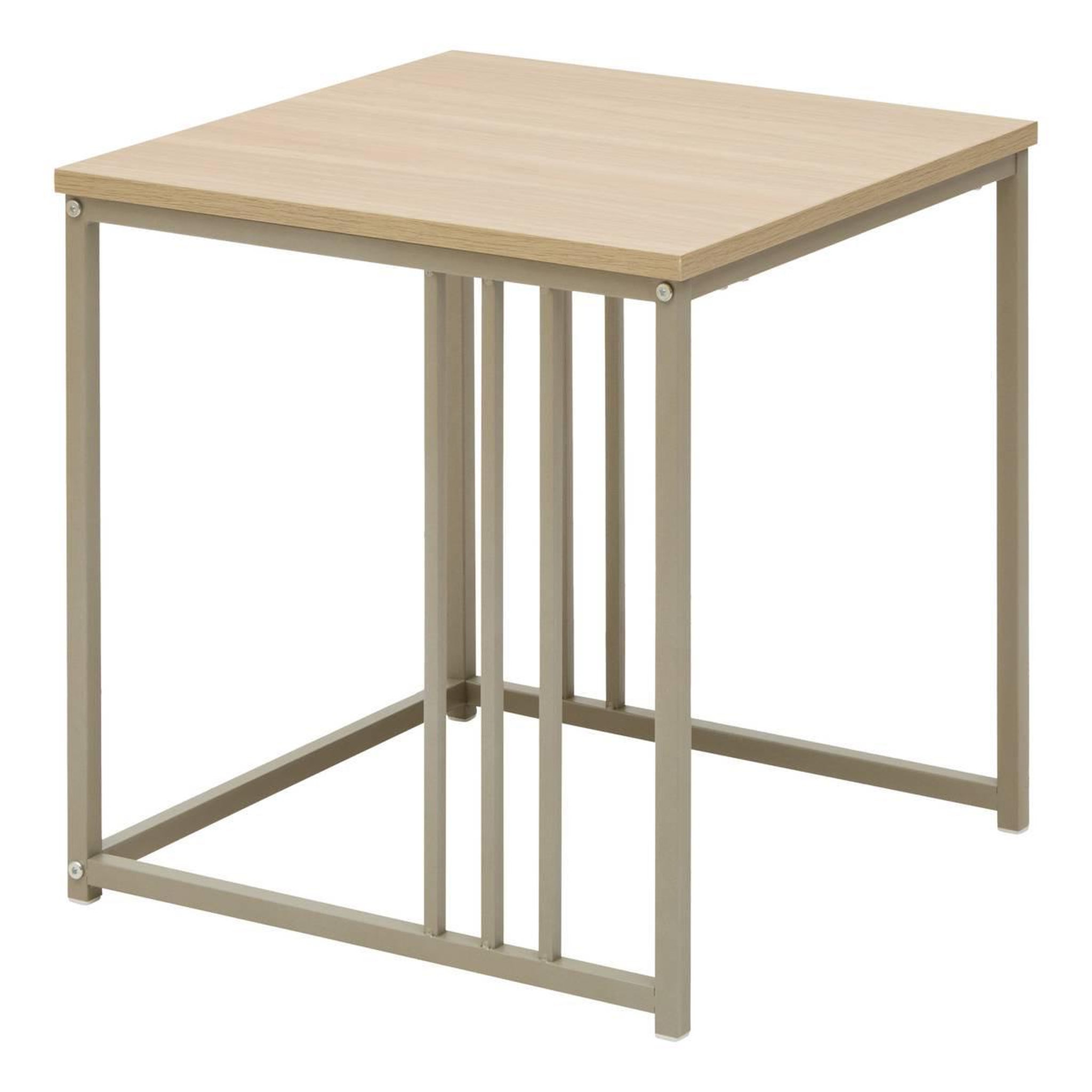 Voir la diapositive 3 : FIVE Lot de 2 Tables d'Appoint Gigognes  Duna  45cm Sable