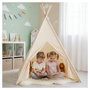 Voir la diapositive 2 : Sunny Tente enfant tipi Vera crème