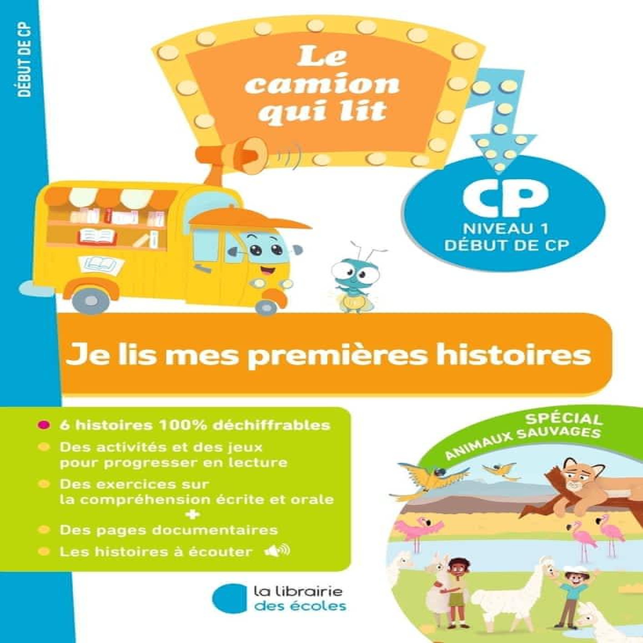 JE LIS MES PREMIERES HISTOIRES - CP NIVEAU 1 DEBUT DE CP. SPECIAL ANIMAUX SAUVAGES, Michel Alexandra