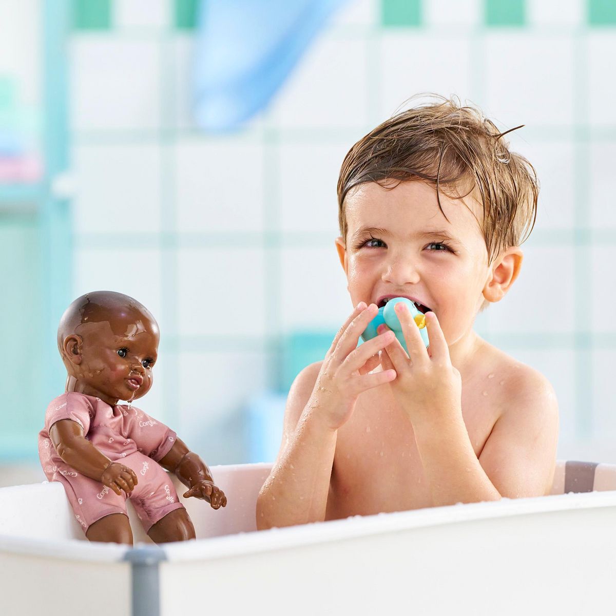 Corolle Poupon Bébé Bain Alyzée - Canard