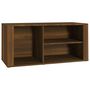 Voir la diapositive 2 : VIDAXL Armoire a chaussures Chene marron 100x35x45cm Bois d'ingenierie