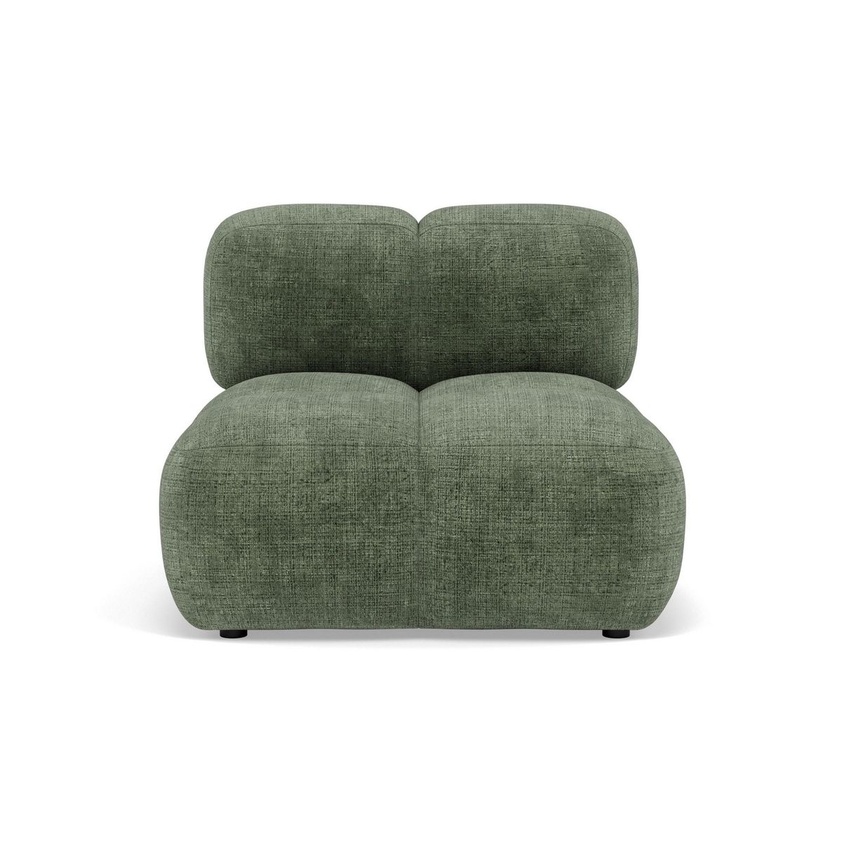 LISA DESIGN Grace - module d'assise en velours texturé