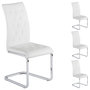 Voir la diapositive 1 : IDIMEX Lot de 4 chaises CHLOE, en synthétique