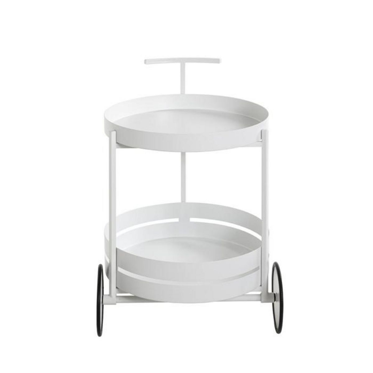 Paris Prix Desserte de Cuisine Ronde  Postres  62cm Blanc