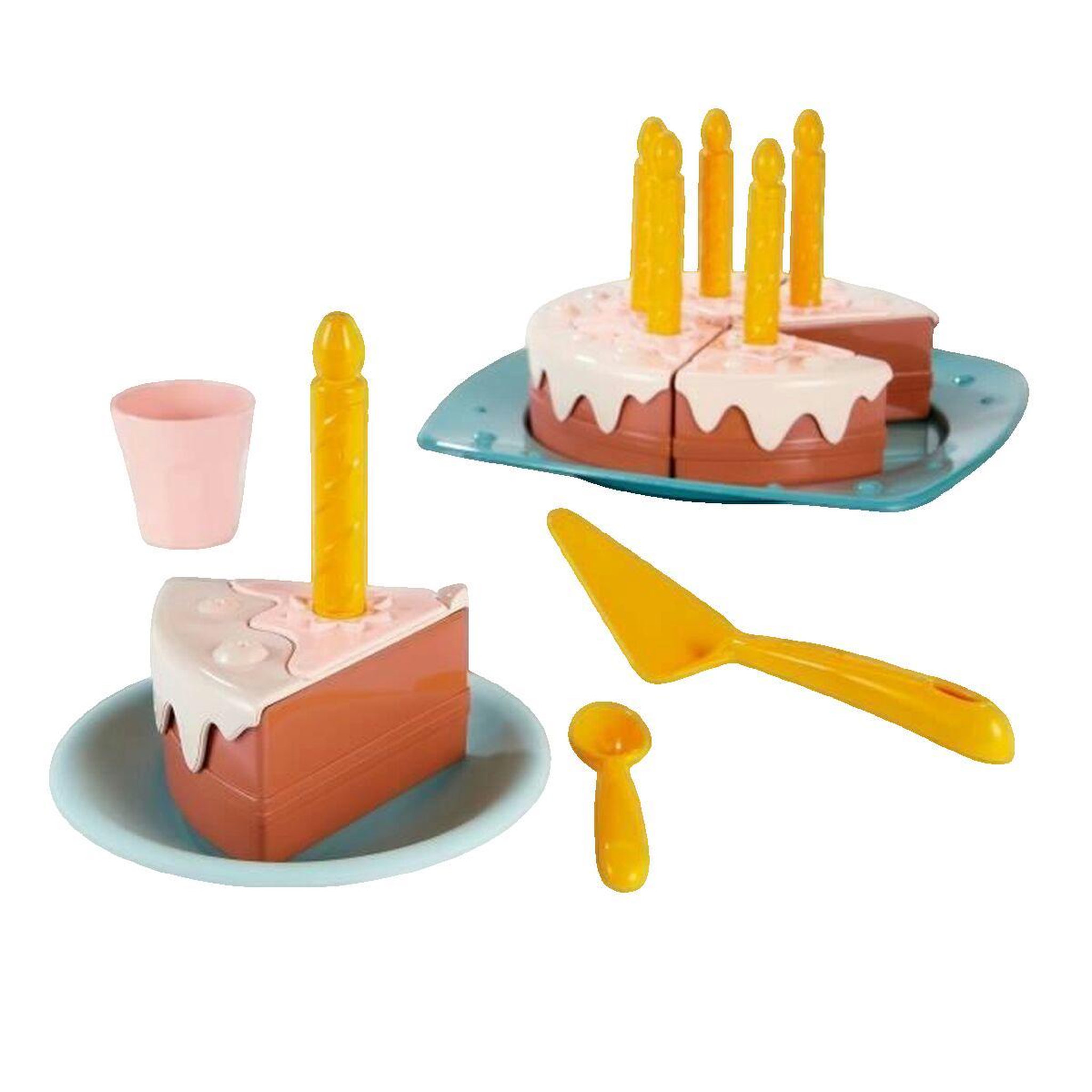 Voir la diapositive 2 : Ecoiffier Gâteau d'anniversaire ECOIFFIER vert azur