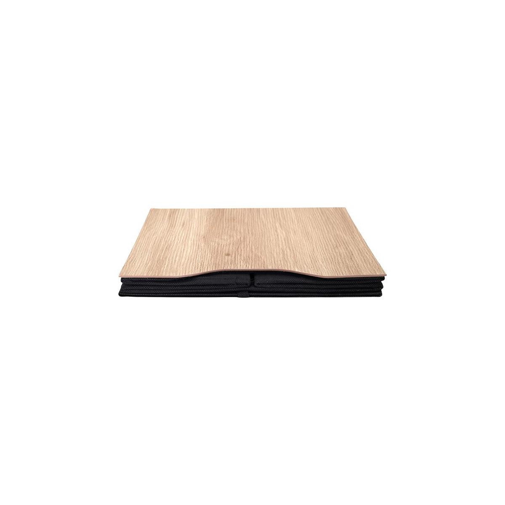 Voir la diapositive 3 : The Home Deco Factory Boîte de rangement effet bois  pietra  30cm beige