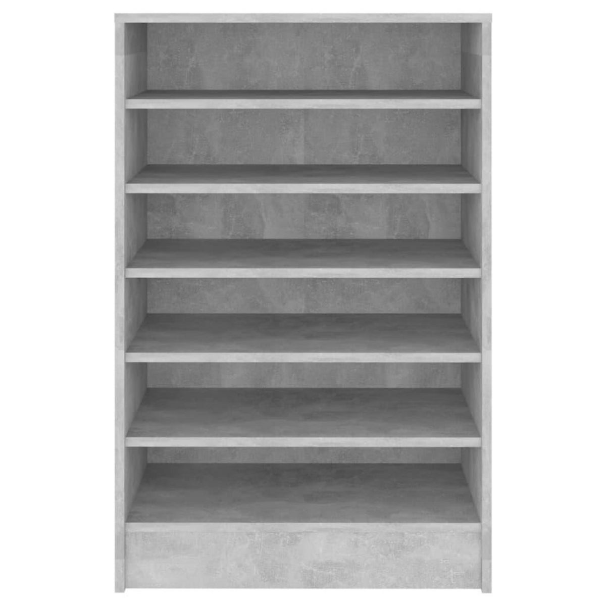 VIDAXL Armoire a chaussures Gris beton 60x35x92 cm Bois d'ingenierie