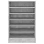 Voir la diapositive 5 : VIDAXL Armoire a chaussures Gris beton 60x35x92 cm Bois d'ingenierie