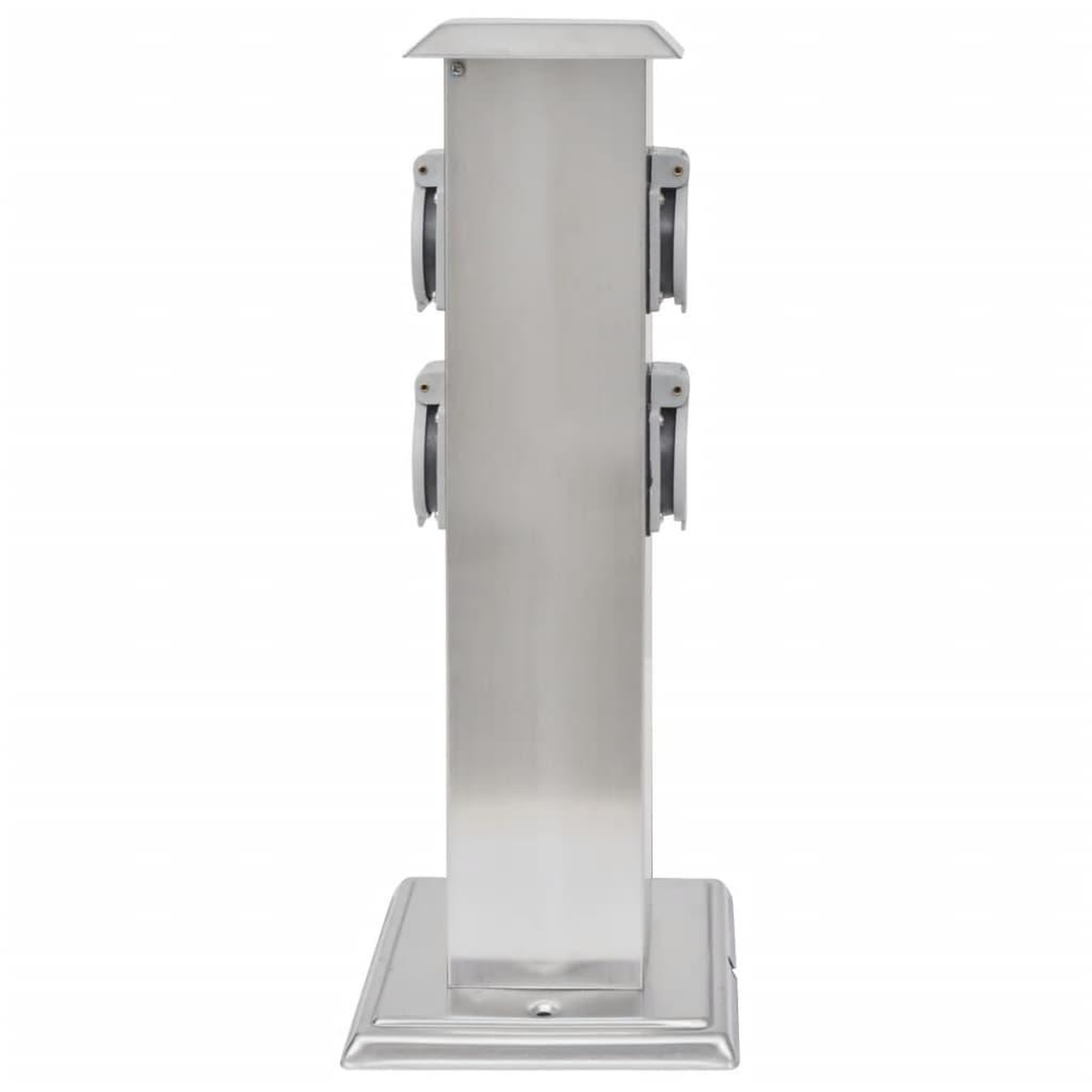 Voir la diapositive 4 : VIDAXL Pilier de prise de jardin Acier inoxydable