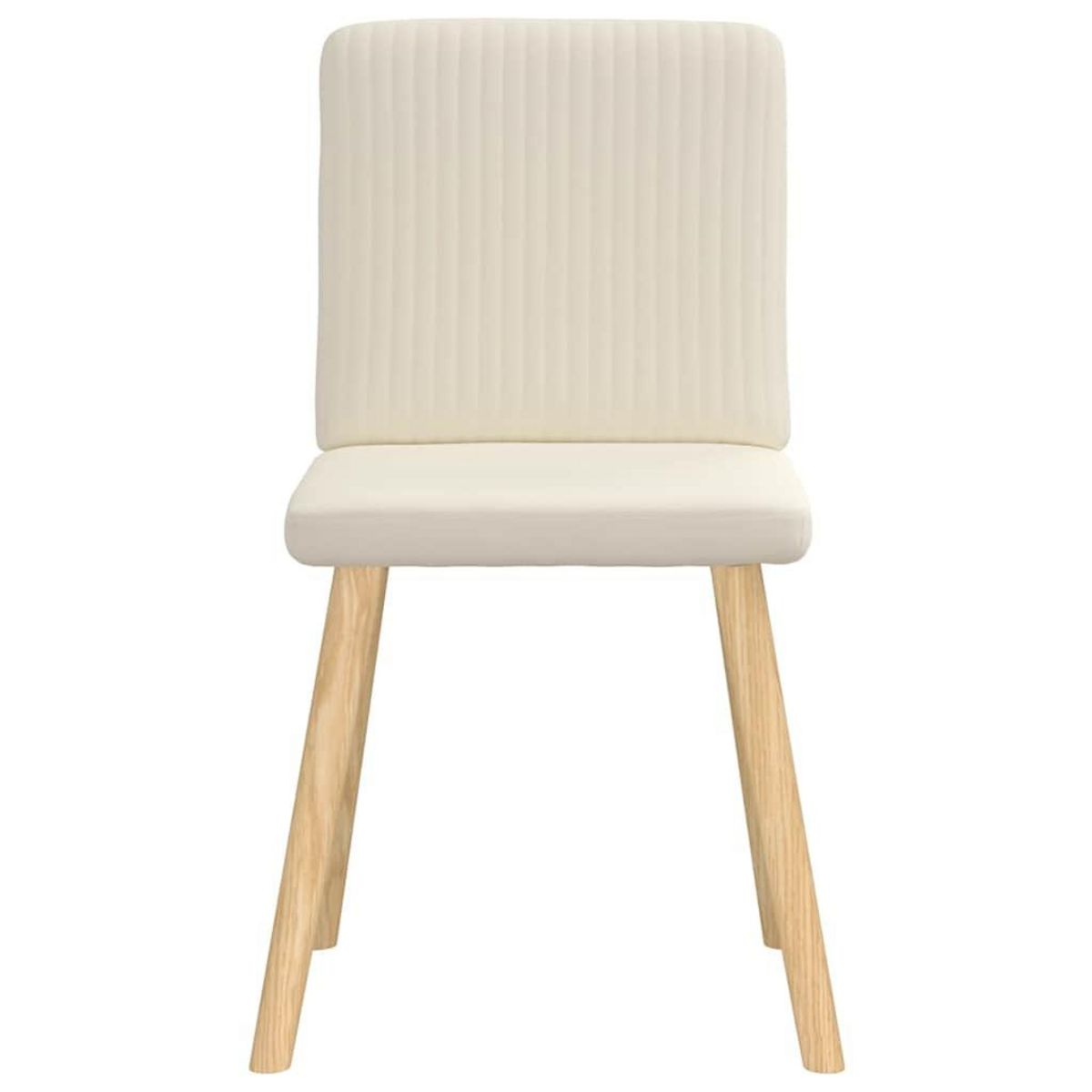 VIDAXL Chaises a manger lot de 2 Lin