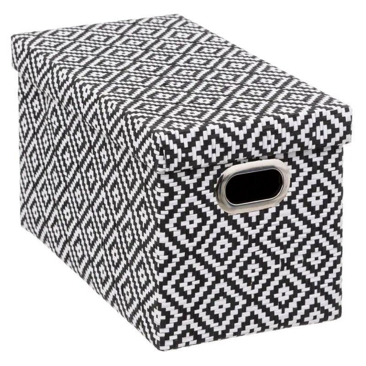  Boîte de Rangement  Mix N Modul  15x31cm Noir & Blanc