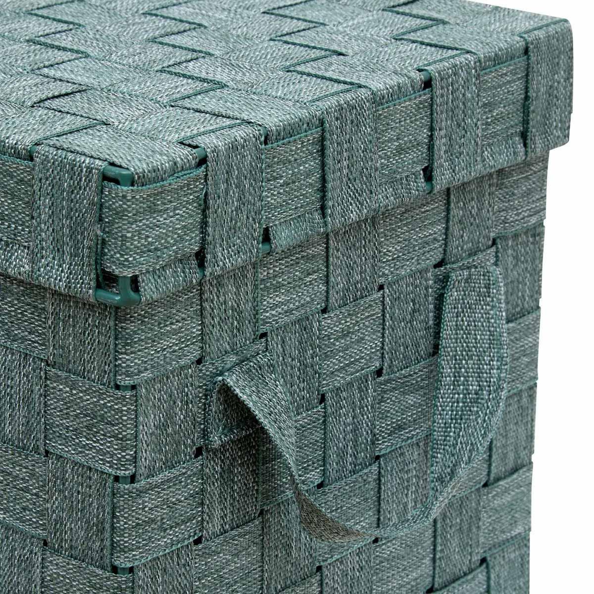 Voir la diapositive 5 : FIVE Lot de 2 boîtes de rangement  lise  35cm vert
