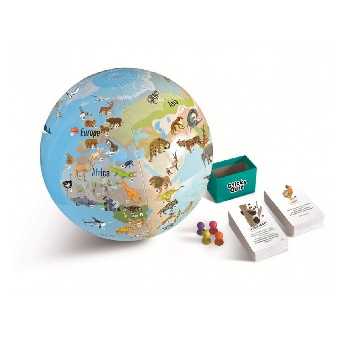 BASS & BASS Stick  and  Quiz Mission Animaux 42 Cm