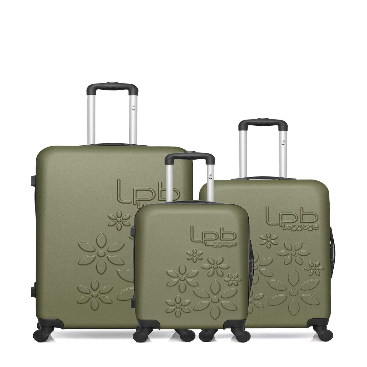 LES P'TITES BOMBES LPB LPB LUGGAGE - Lot de 3 - Valises grand format, weekend et cabine ELEONOR