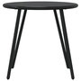 Voir la diapositive 5 : VIDAXL Tables basses de jardin 2pcs rondes noir acier enduit de poudre
