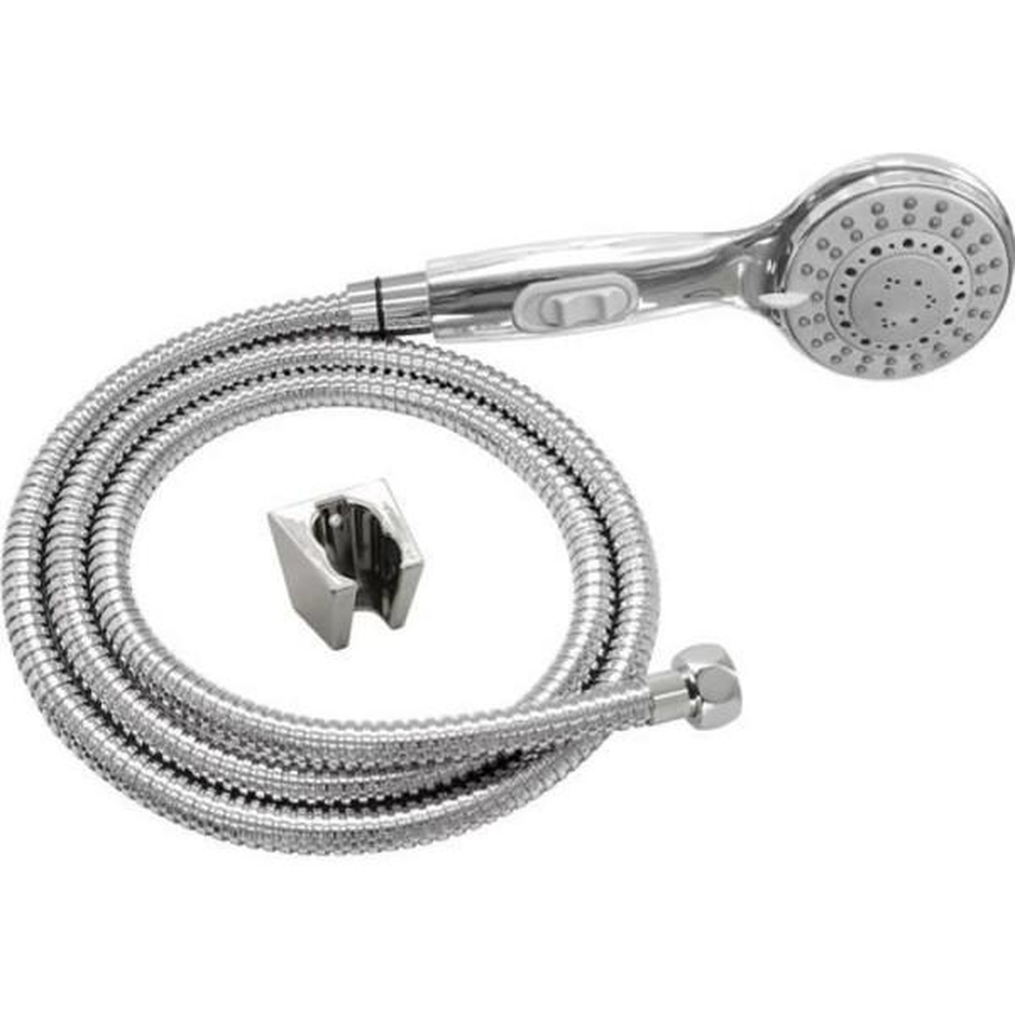 ROUSSEAU Pommeau de douche ROUSSEAU Combiné Flexible 3JETS STOP' O chromé