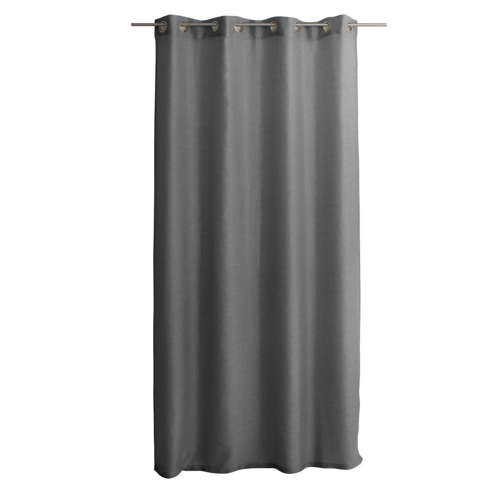 Voir la diapositive 4 : ENJOY HOME Rideau voilage à œillets uni  jelly  140x240cm gris
