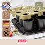 Voir la diapositive 2 : ZENKER Moule à gâteaux individuels 9 empreintes avec couvercle 29 x 29 cm Zenker Bake Click and Go