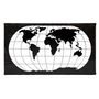 Voir la diapositive 3 : ATMOSPHERA Table basse design métal Mappemonde - L. 110 x H. 52 cm - Noir