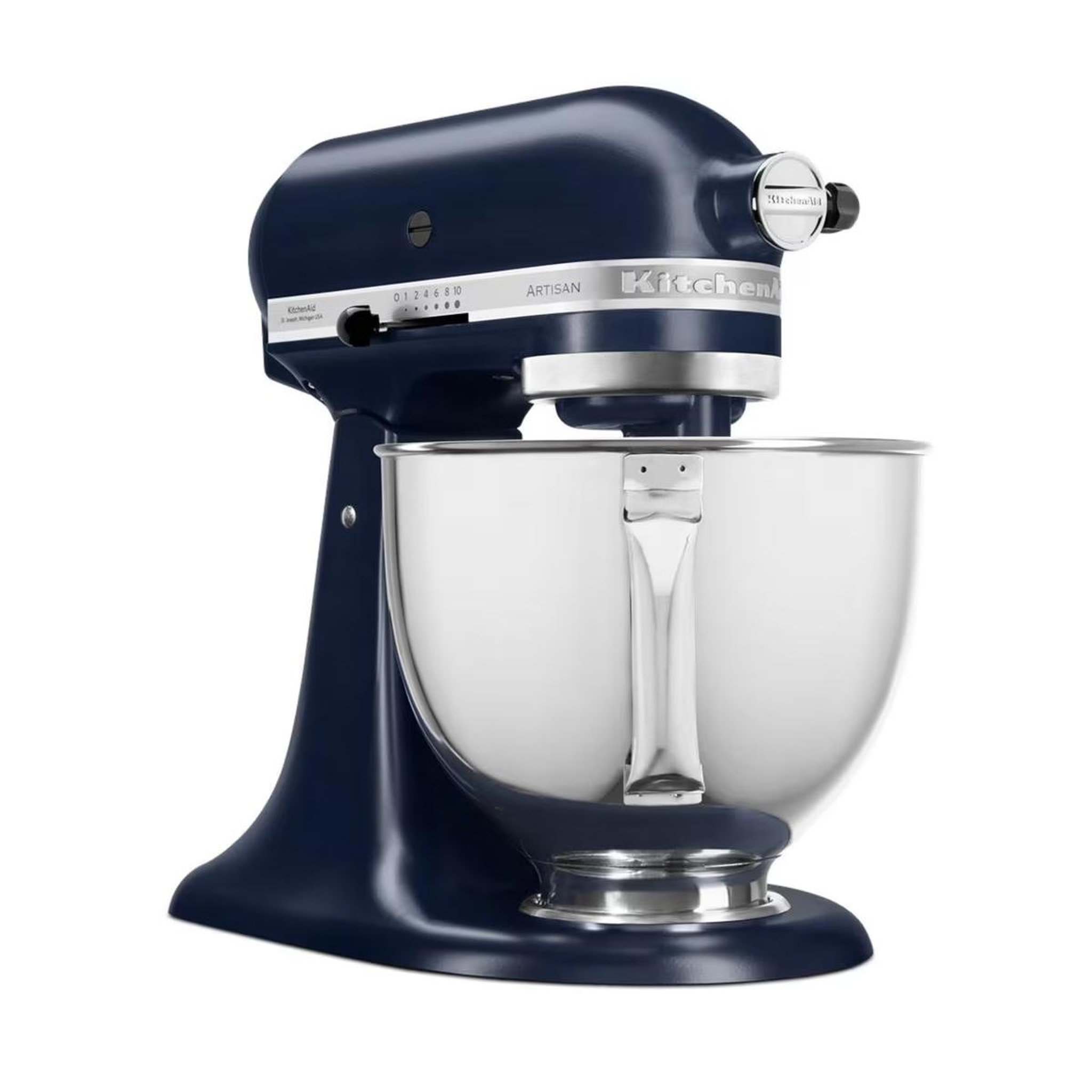 Voir la diapositive 2 : KitchenAid Robot patissier 4.8l 300w bleu encre - 5ksm125eib-