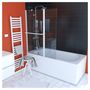 Voir la diapositive 1 : Pare baignoire IBIZA WHITE